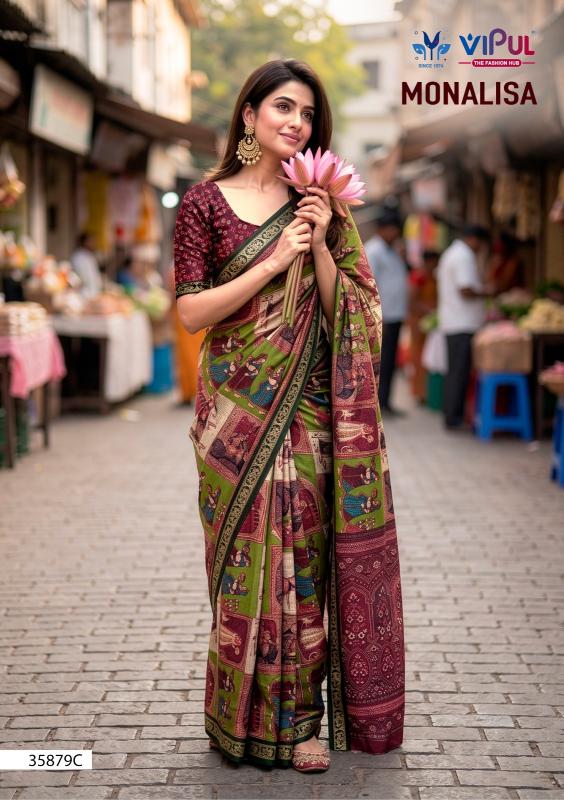 Vipul monalisa bulk sarees at online manufacture
